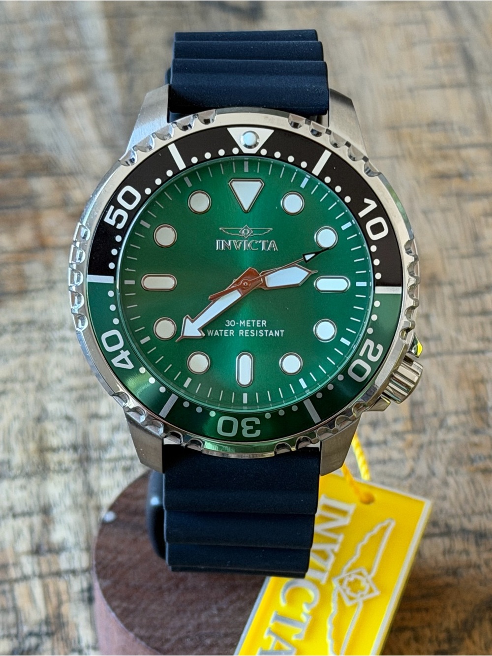 NEW Invicta Pro Diver Neptune Green Dial Two-Tone Watch 48mm - 30M WR NIB